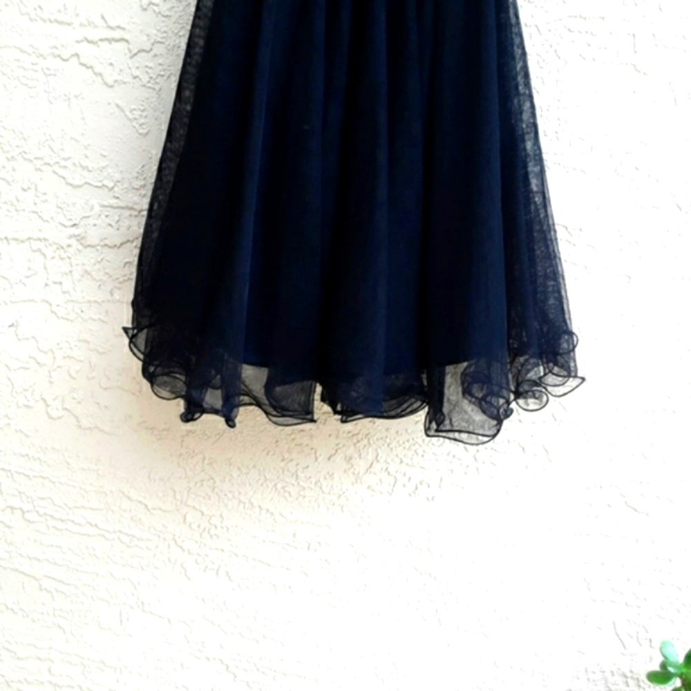 jeweled ruffle mini dress - Picture 14 of 16